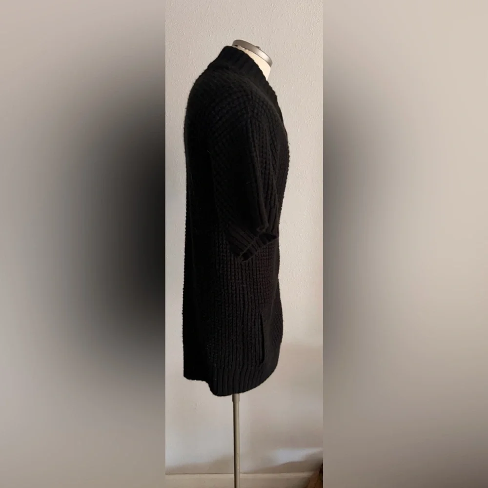 Michael Kors Black Cardigan with Gold Accents Medium